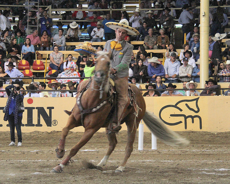 Lorenzo Ríos Esquivias y “Bárbara” lideran el XIV Caladero Abierto  Millonario – Charrería y Tradición